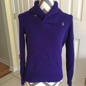 Ralph Lauren collared sweater with button